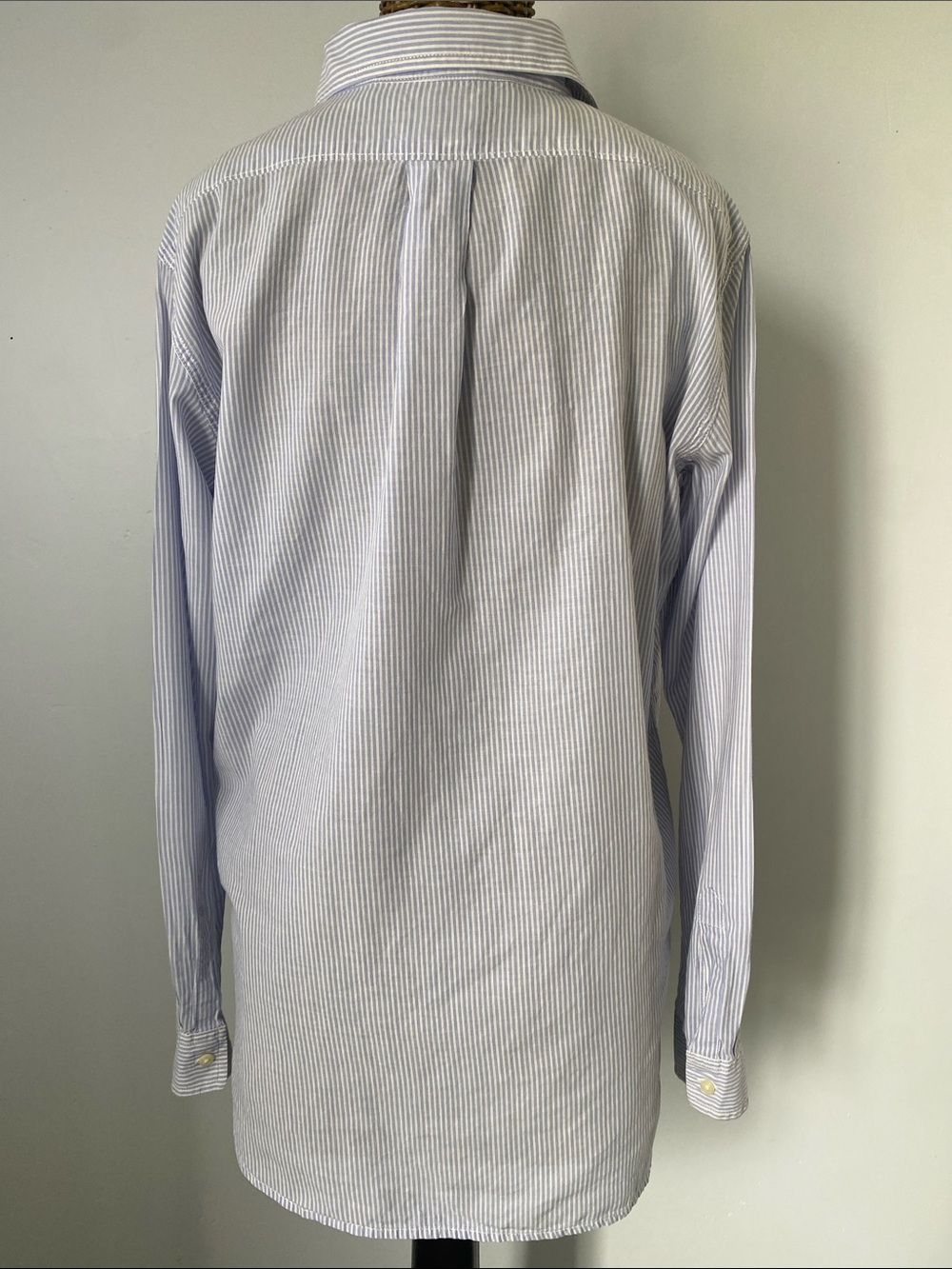 Denim & Supply Ralph Lauren Light Blue Pinstripe Button-Down Shirt - Picture 4 of 8
